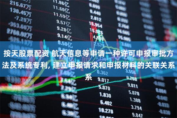 按天股票配资 航天信息等申请一种许可申报审批方法及系统专利, 建立申报请求和申报材料的关联关系